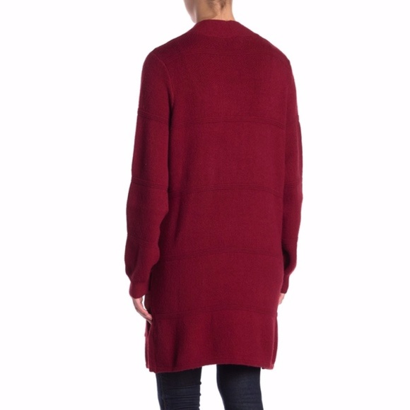 Joseph A Windowpane Knit Cardigan Red Size SP - Picture 13 of 14